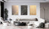 Golden Artwork Set of 3 Prints Modern Wall Art Modern Artwork