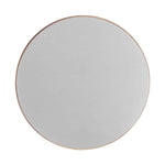 Golden Modern Round Framed Wall Mirror