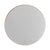 Golden Modern Round Framed Wall Mirror