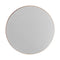 Golden Modern Round Framed Wall Mirror