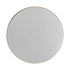 Golden Modern Round Framed Wall Mirror
