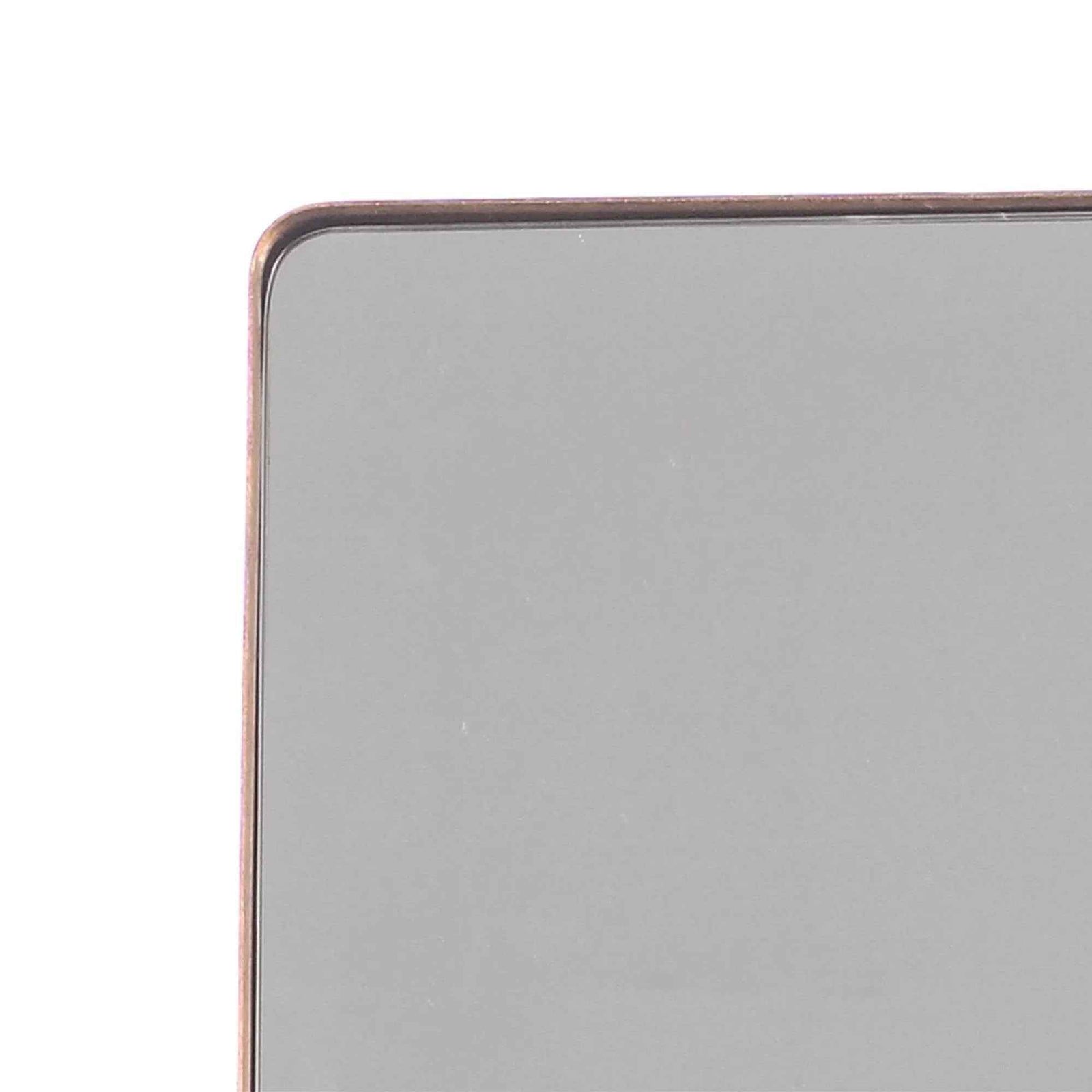 Golden Modern Square Framed Wall Mirror