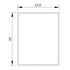 Golden Modern Square Framed Wall Mirror