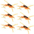 Tungsten Bead Kaufmann's Golden Stone Fly with Rubber Legs - Stonefly Wet Fly - 6 Flies Hook Size 8