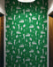 Golf Pattern Green Wallpaper Mural. #6746
