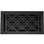 Cast Aluminum Gothic Vent Cover - Black