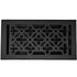 Cast Aluminum Gothic Vent Cover - Black