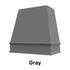 Wood Range Hood With Tapered Front and Decorative Trim - 30", 36", 42", 48", 54" and 60" Widths Available
