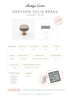 Grayson Solid Brass Cabinet Knob
