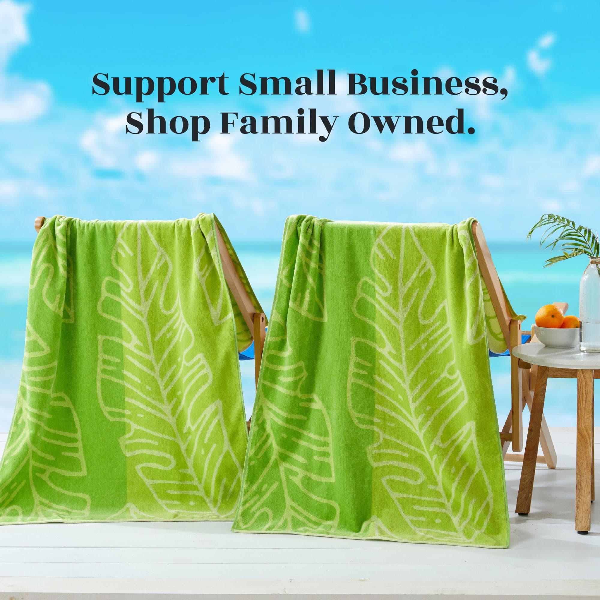 2 Pack Vibrant Beach Towels - Boca Collection