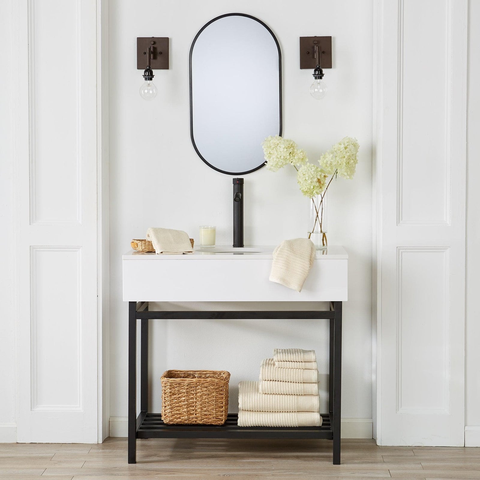 4 Pack Ribbed Hand Towels - Rori Collection