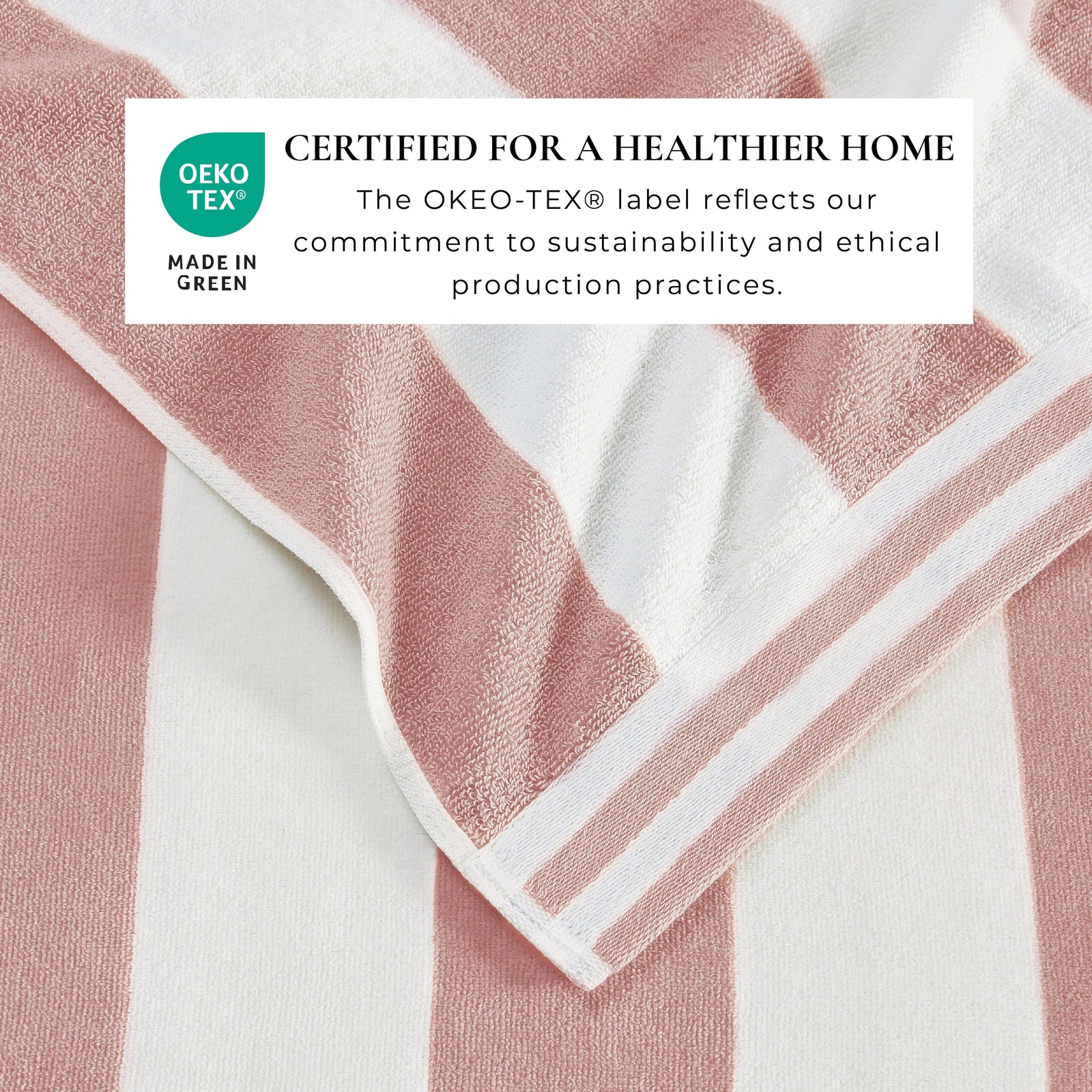 4 Pack Striped Cabana Beach Towel - Edgartown Collection