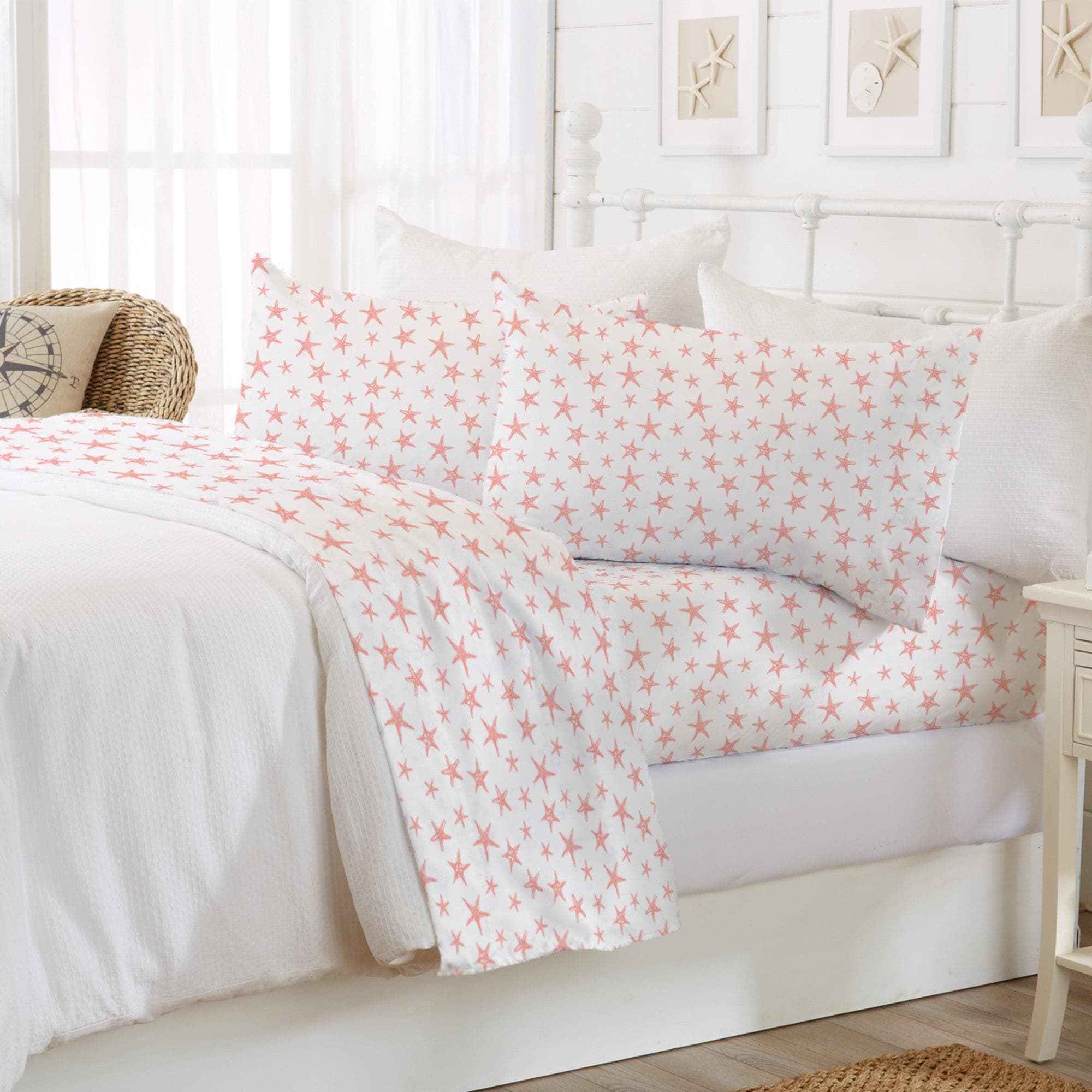 4-Piece Coastal Microfiber Sheet - Newport Collection