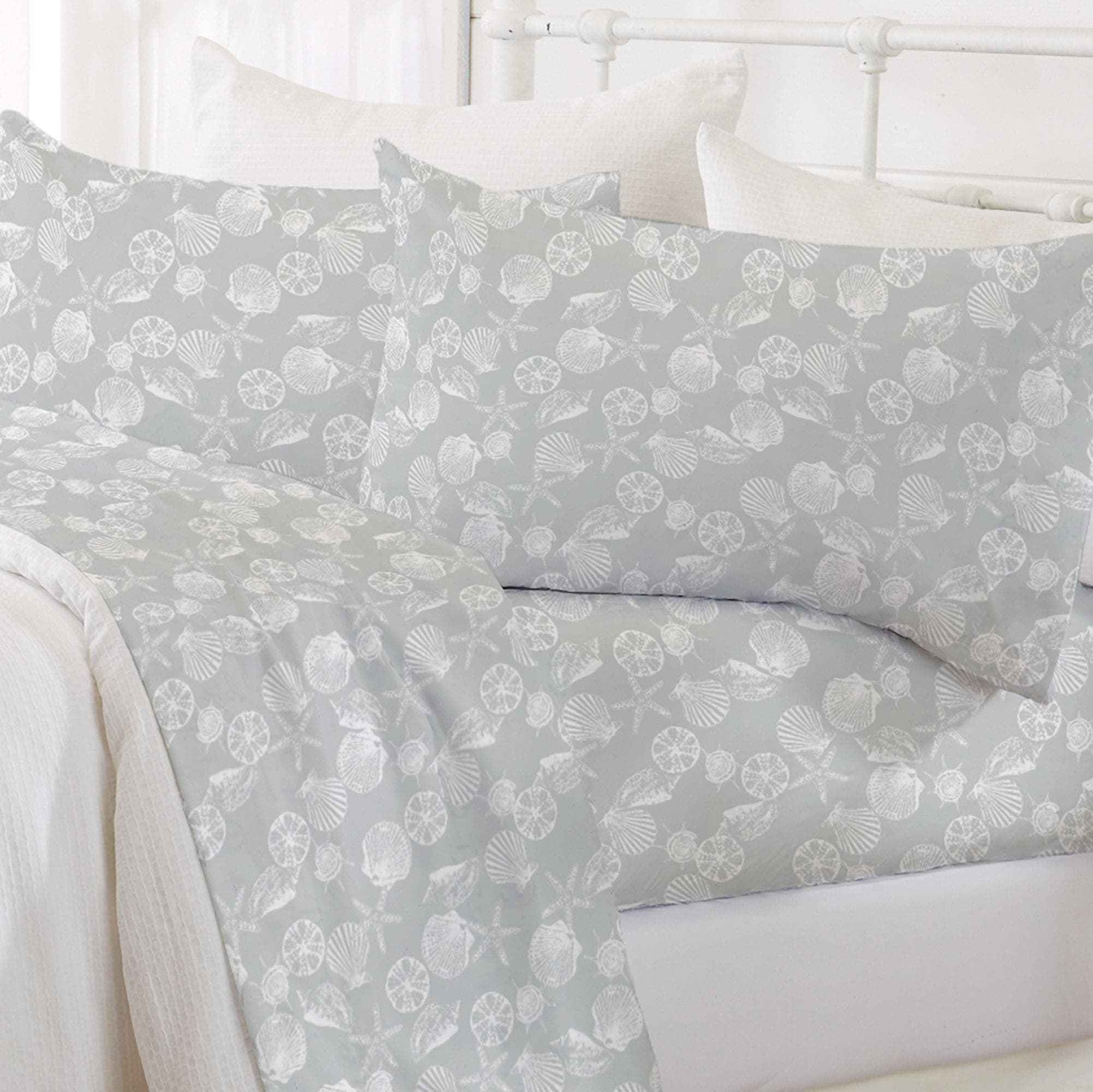 4-Piece Coastal Microfiber Sheet - Newport Collection