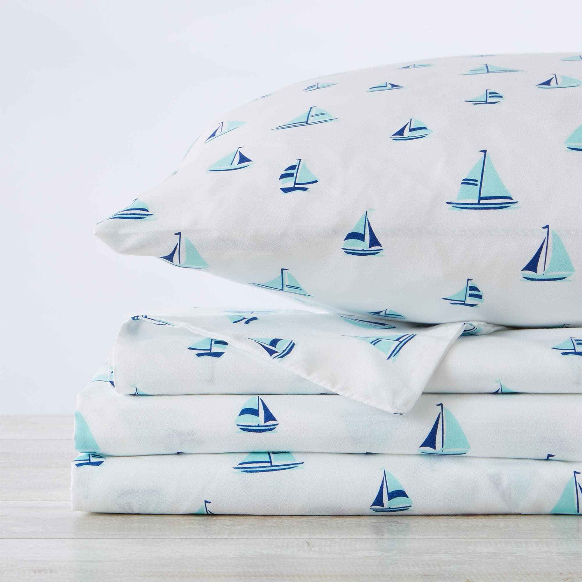4-Piece Coastal Microfiber Sheet - Newport Collection