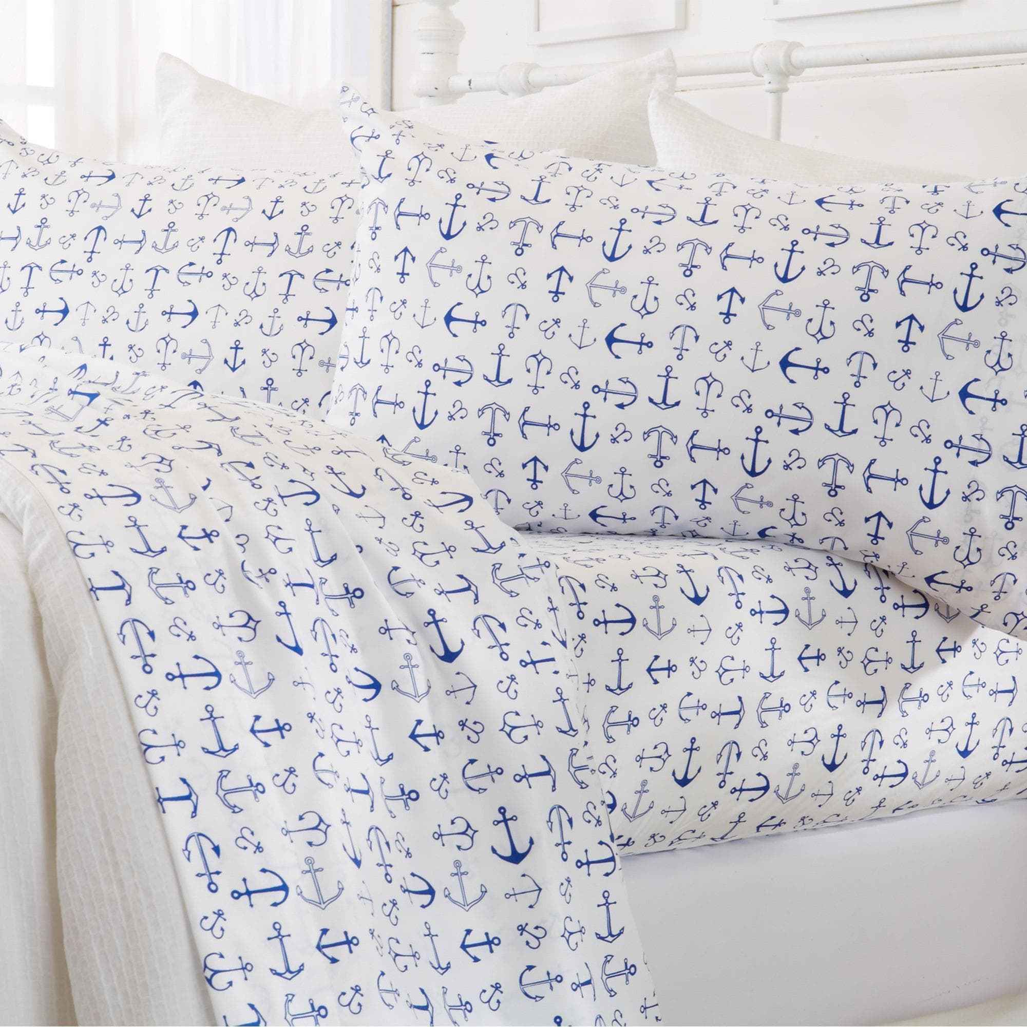 4-Piece Coastal Microfiber Sheet - Newport Collection