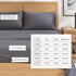 4 Piece Heathered Solid Cotton Blend Flannel Sheet Set - Anders Collection