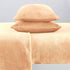 4-Piece Solid Jewel-Toned Plush Sheet - Velvet Luxe Collection