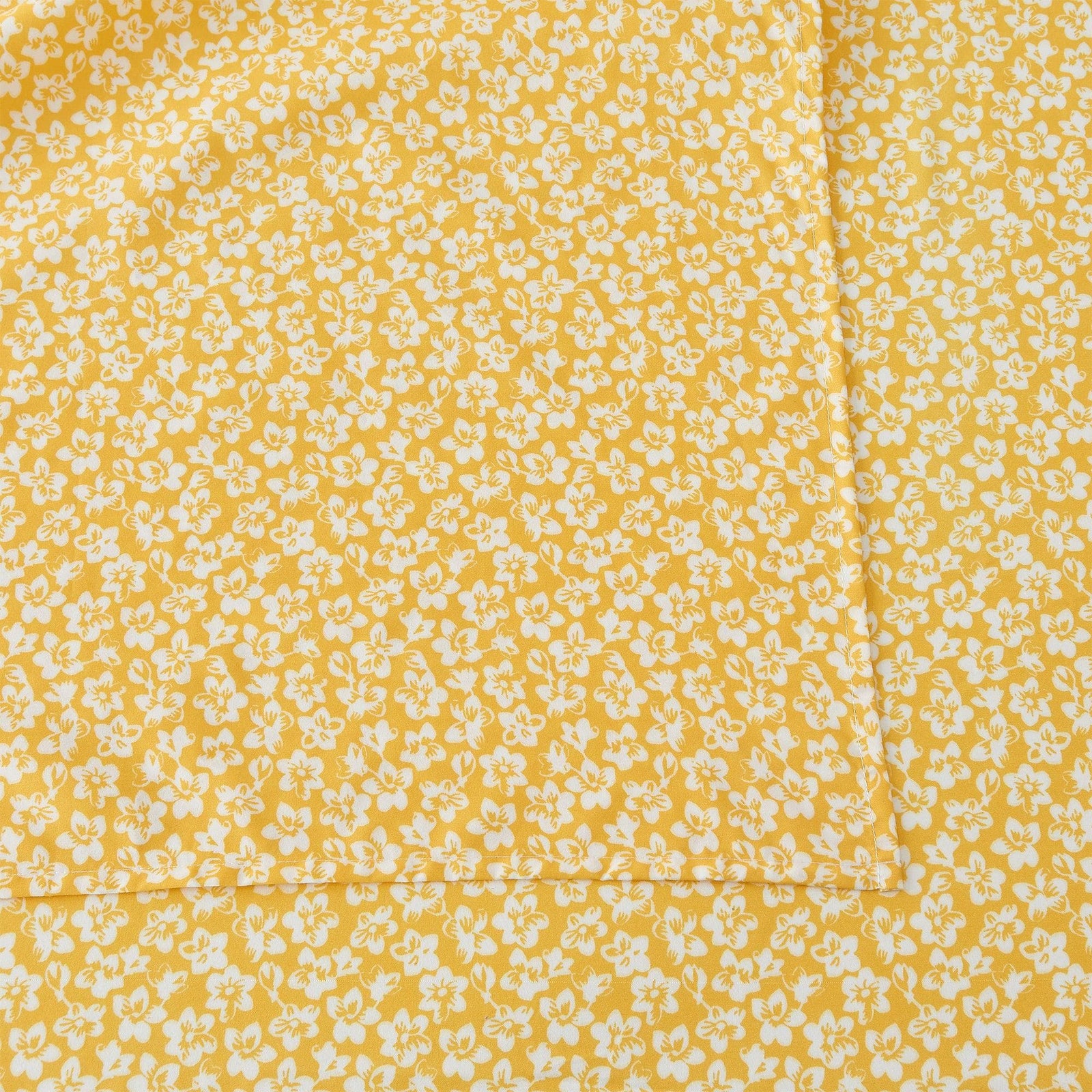 4 Piece Watercolor Floral Microfiber Sheet - Delia Collection