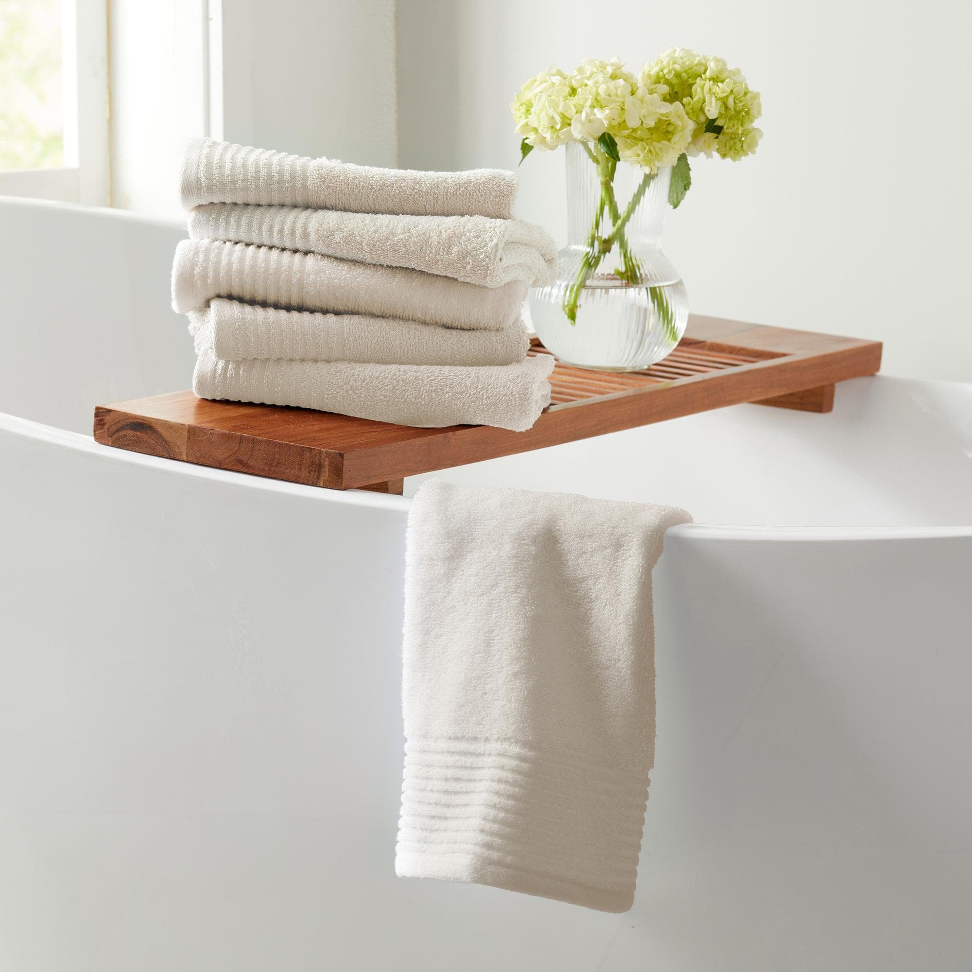 6 Pack Cotton Hand Towels - Kasper Collection