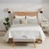 Striped Microfiber Sheet Set - Evette Collection