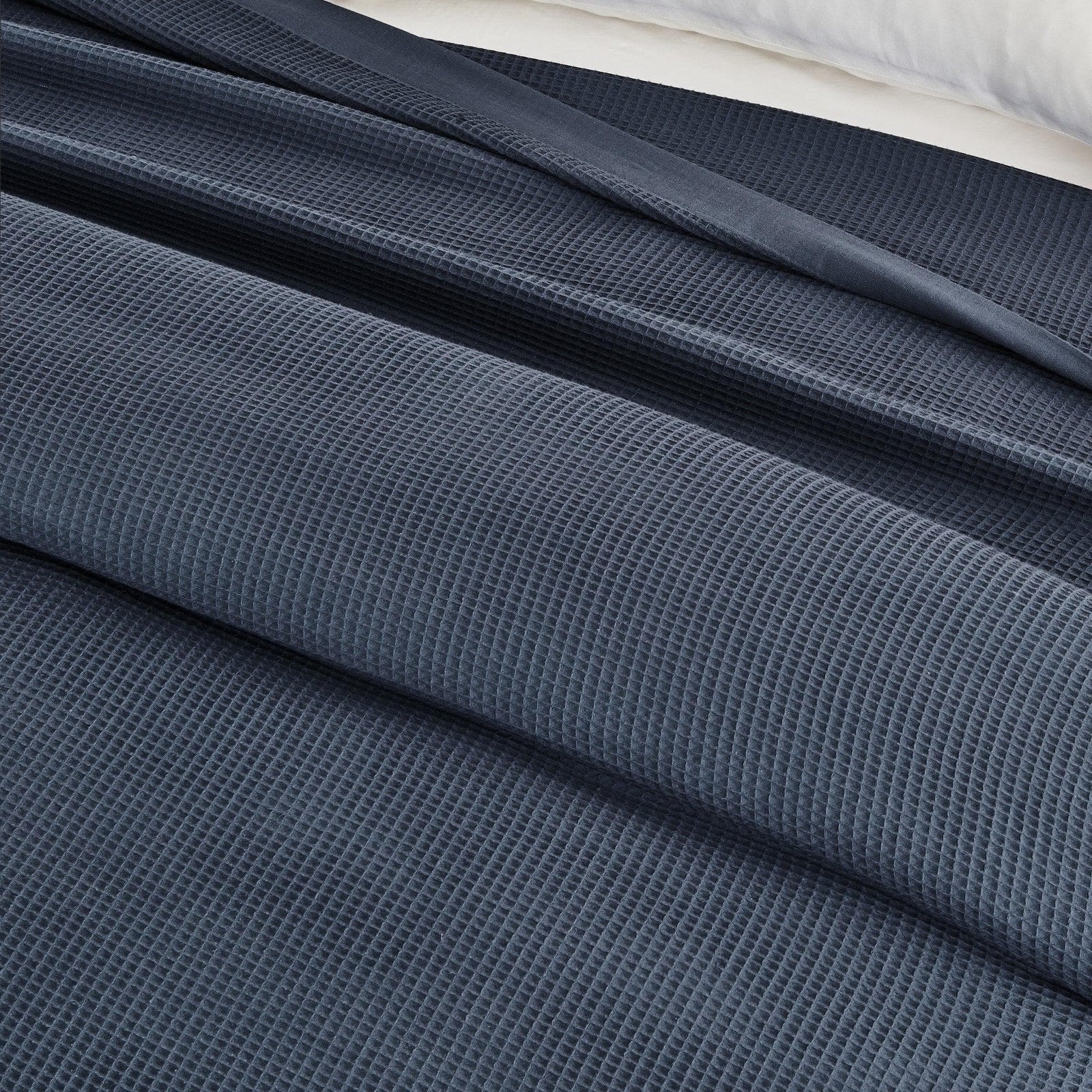 100% Cotton Small Waffle Weave Blanket - Hazel Collection