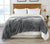 Velvet Plush Sherpa Luxury Bed Blanket - Cielo Collection