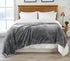 Velvet Plush Sherpa Luxury Bed Blanket - Cielo Collection