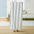 Oversized Striped Cabana Beach Towel - Edgartown Collection