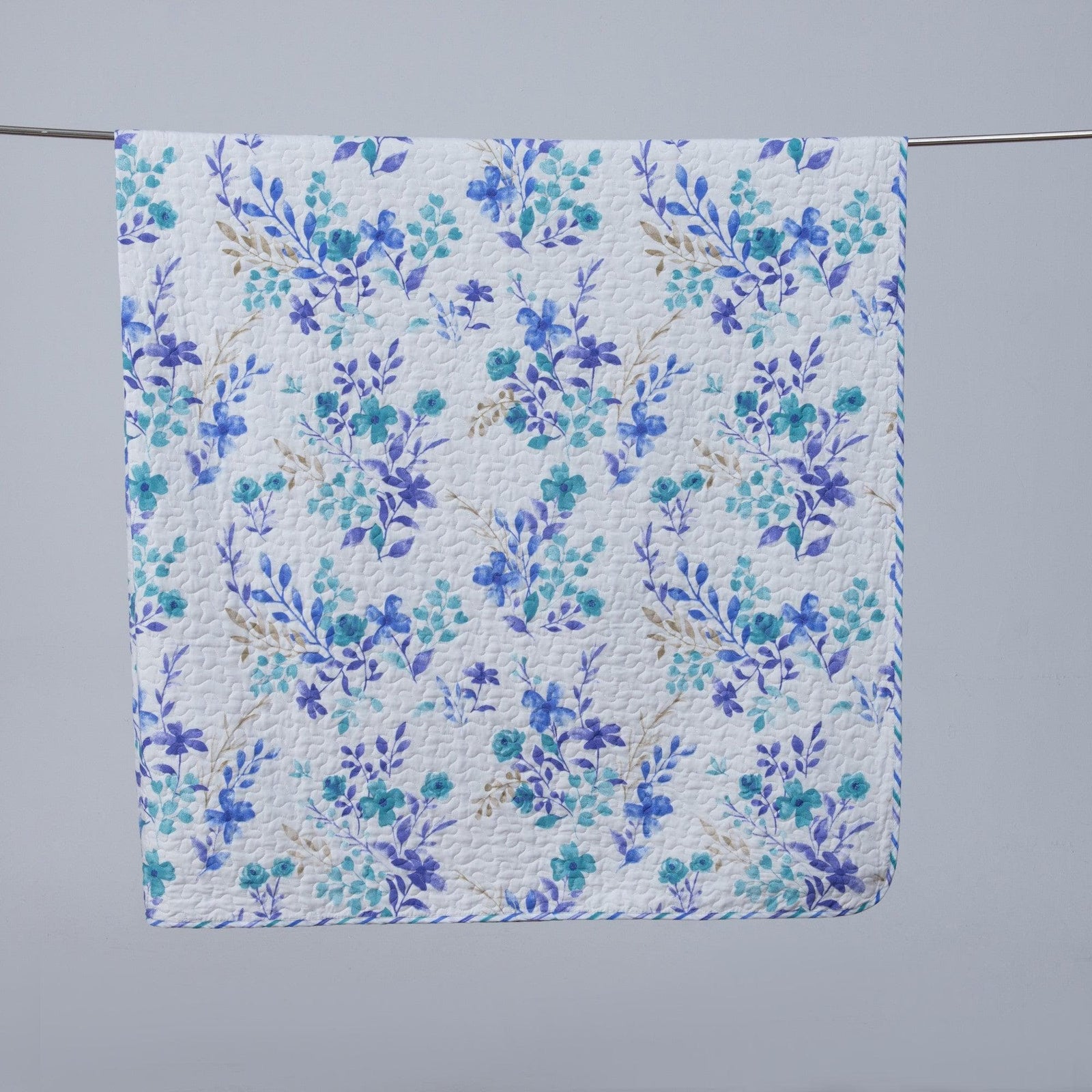 3-Piece Floral Quilt Set - April Morning