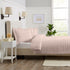 3-Piece Solid Striped Quilt - Virginia Collection