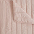 3-Piece Solid Striped Quilt - Virginia Collection