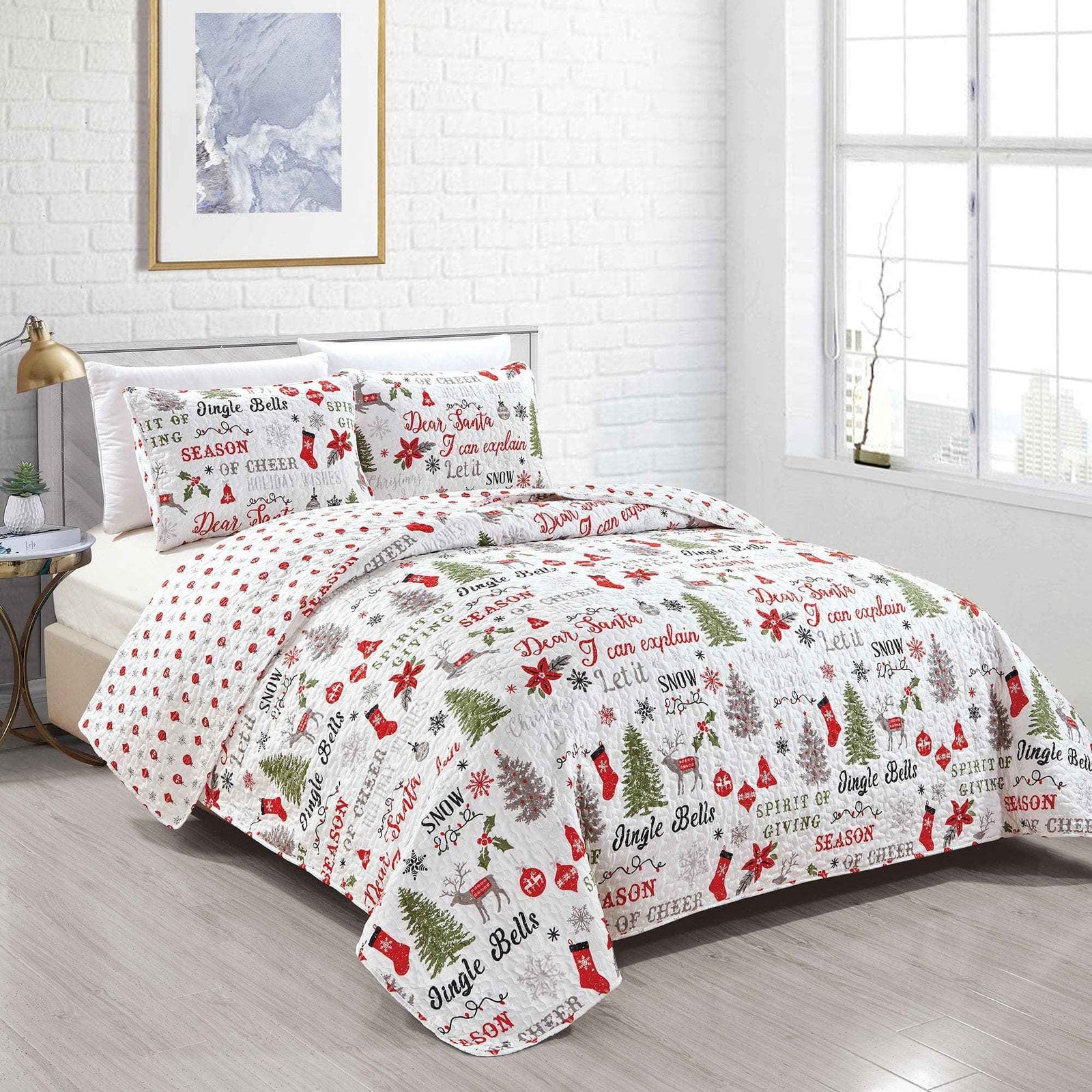 Holiday Quilt Set - Carol Collection