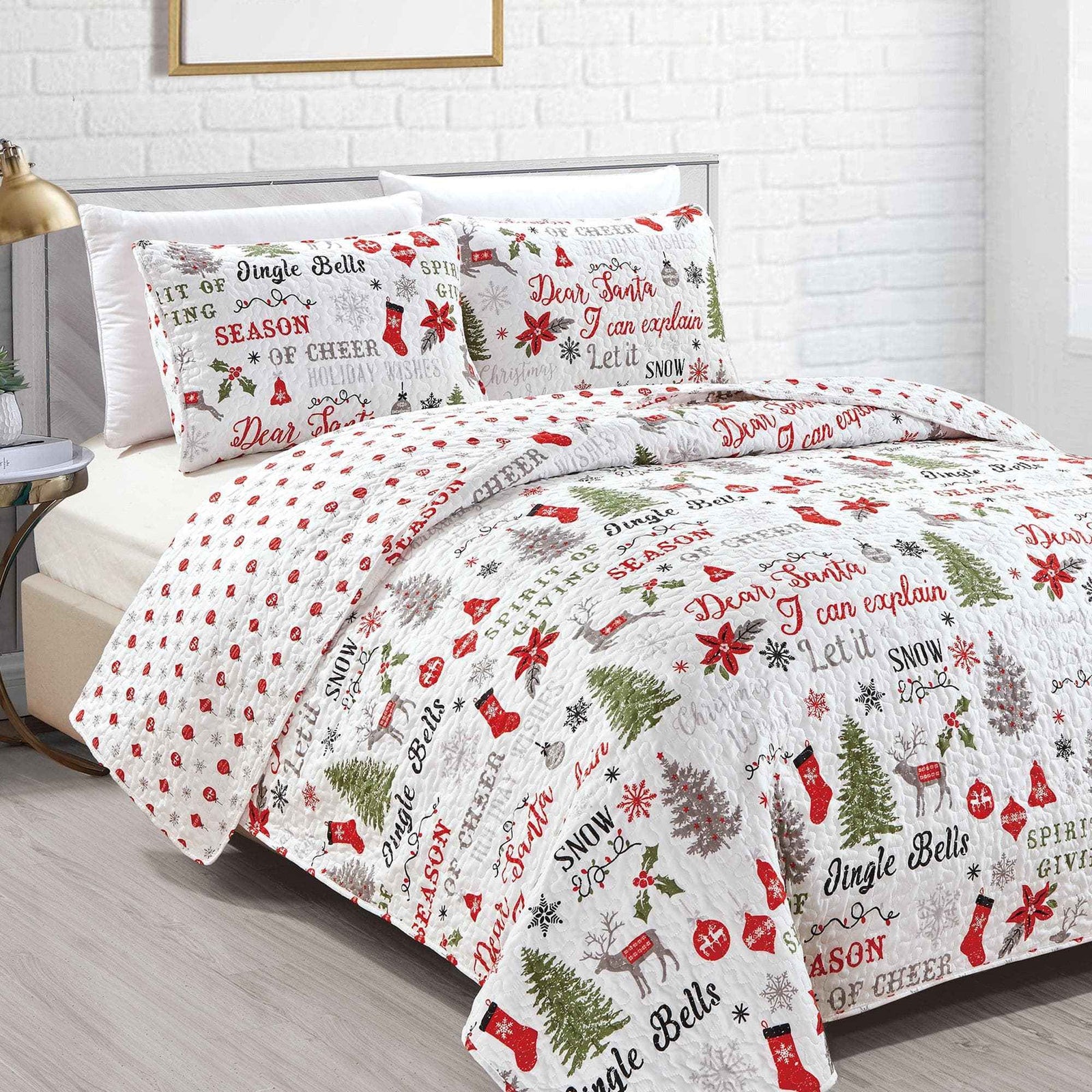 Holiday Quilt Set - Carol Collection