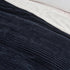 Ribbed Sherpa Throw Blanket - Corduroy Collection