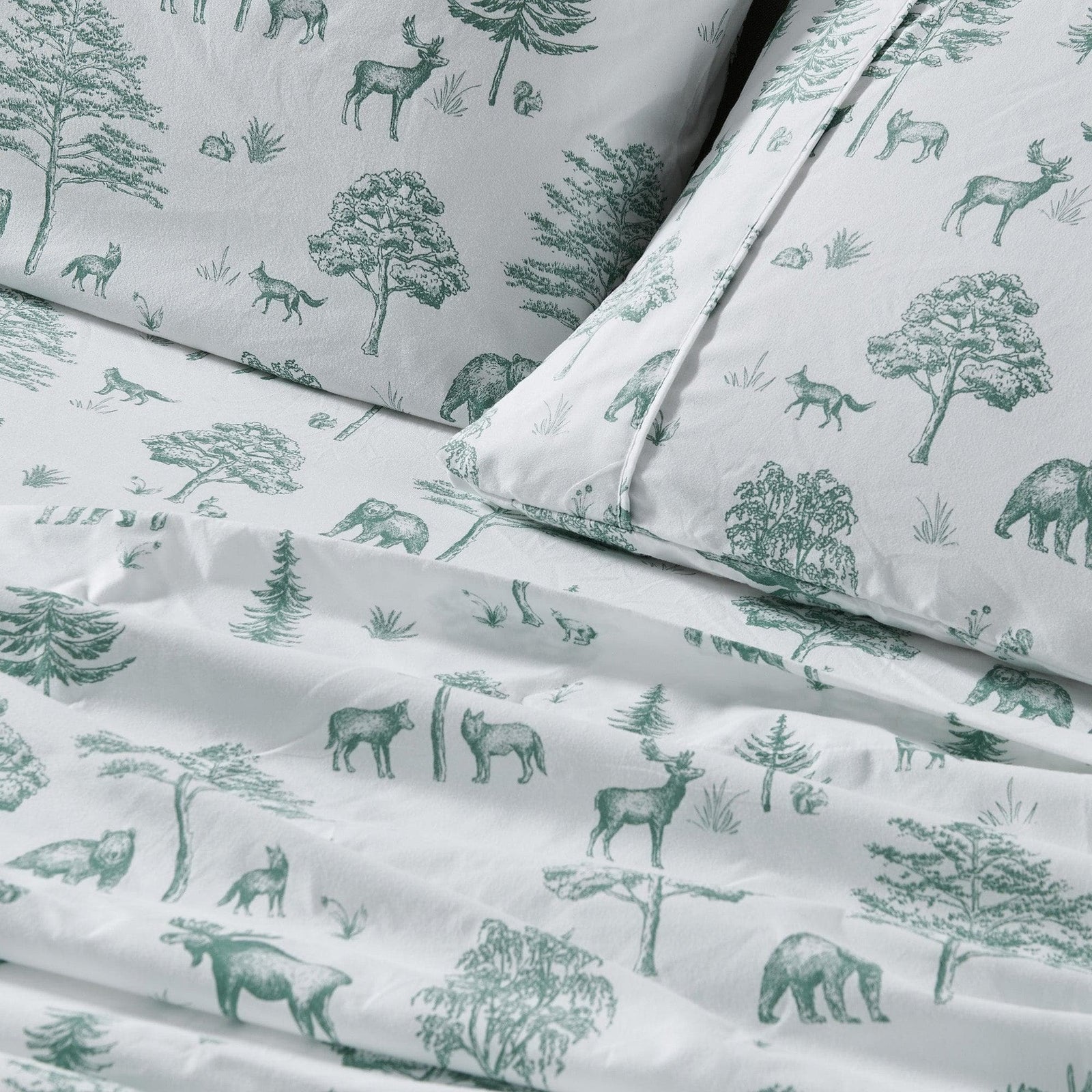 4-Piece Lodge Microfiber Sheet - Mountain Ridge Collection