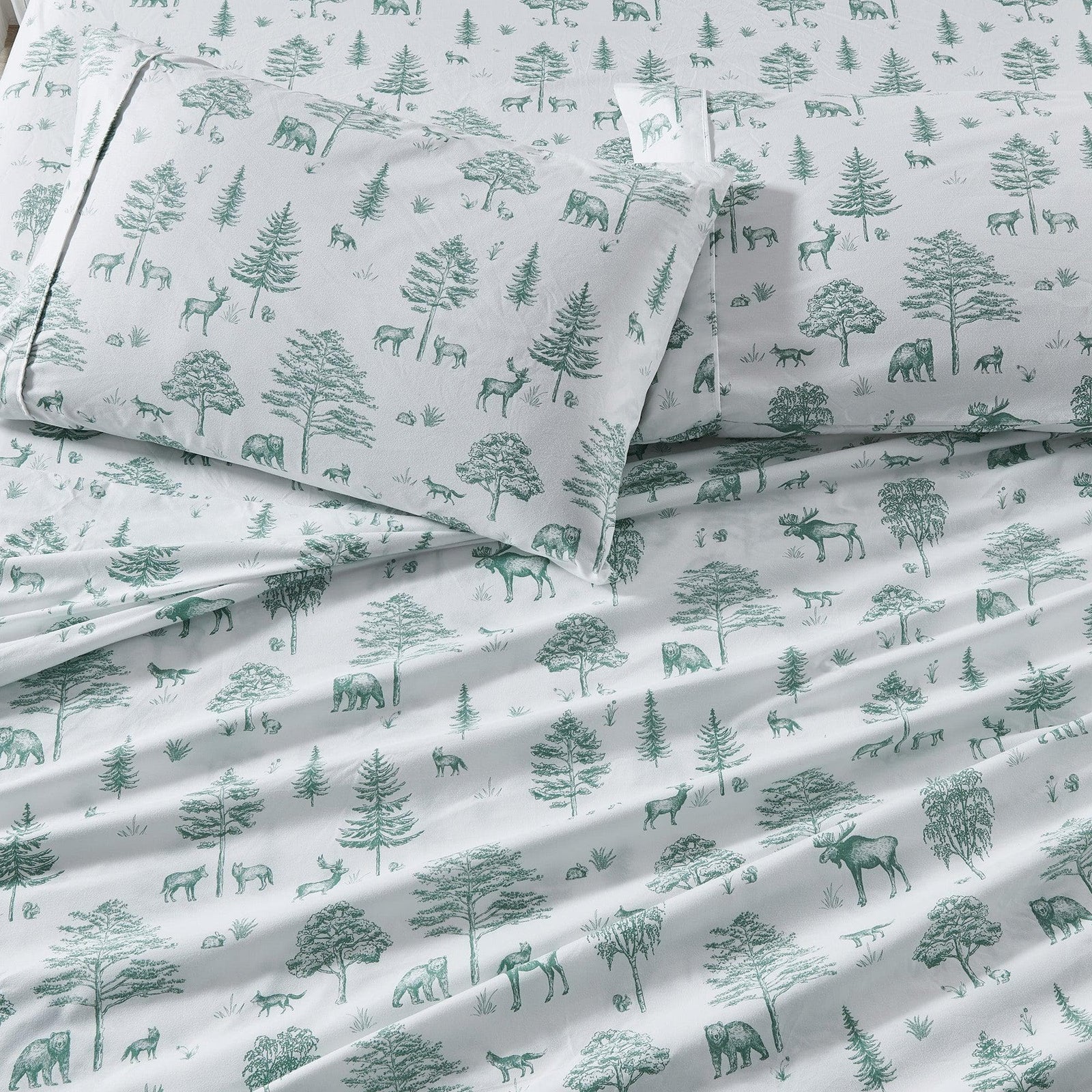 4-Piece Lodge Microfiber Sheet - Mountain Ridge Collection