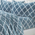 4-Piece Printed Plush Sheet - Velvet Luxe Lattice Collection