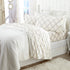 4-Piece Printed Plush Sheet - Velvet Luxe Lattice Collection