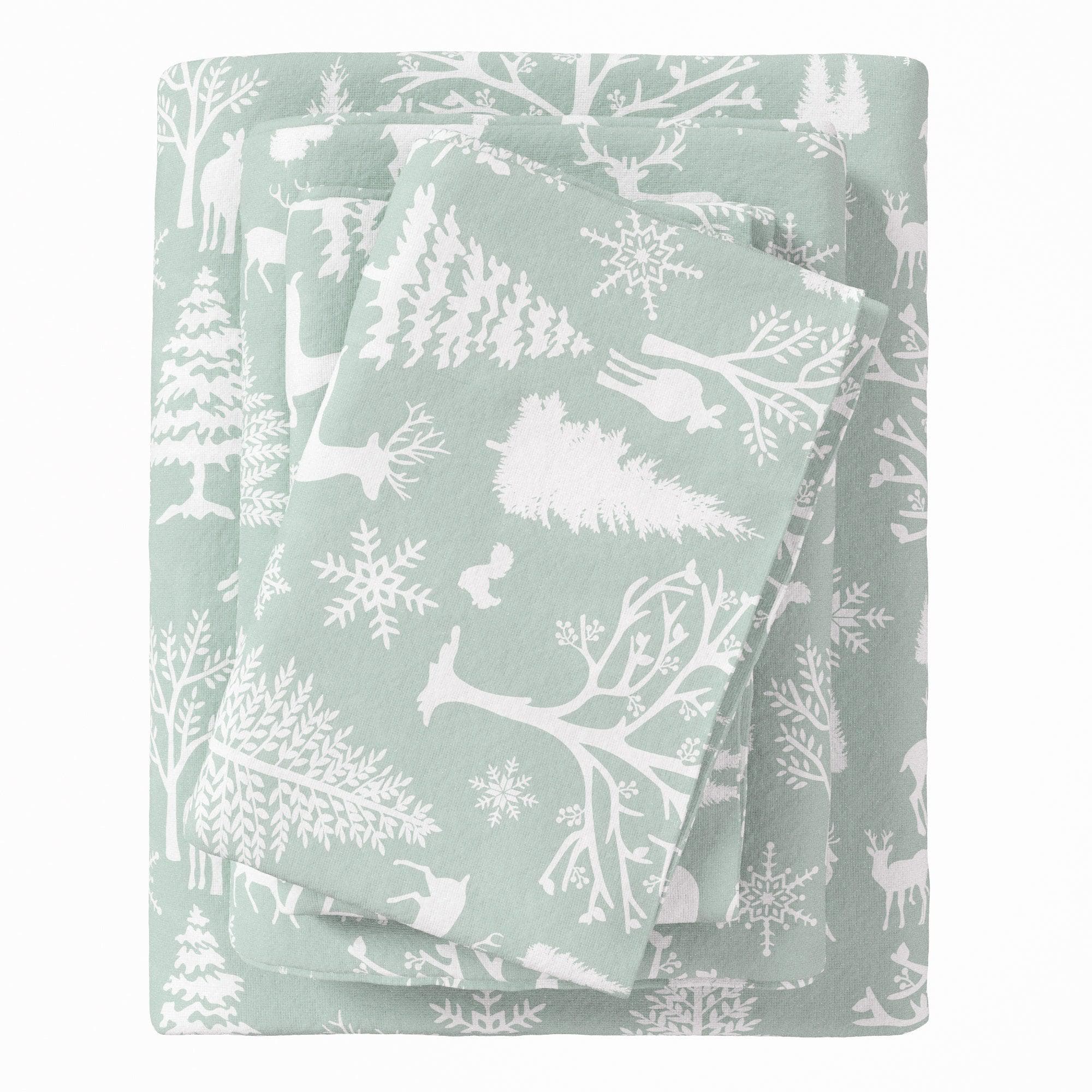 4-Piece Turkish Cotton Flannel Sheet - Lakeview Collection