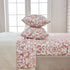 4 Piece Watercolor Floral Microfiber Sheet - Delia Collection