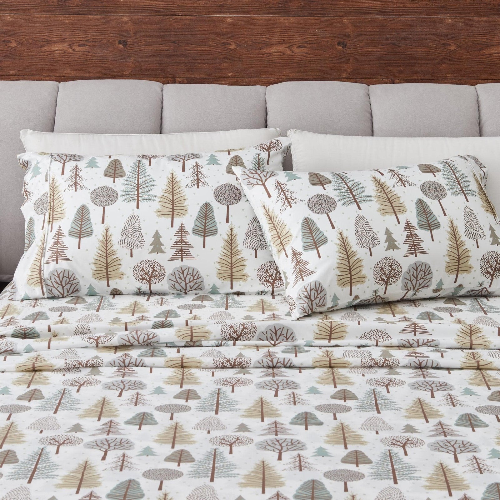 4-Piece Lodge Microfiber Sheet - Mountain Ridge Collection