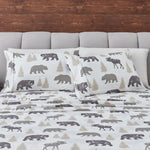 4-Piece Lodge Microfiber Sheet - Mountain Ridge Collection