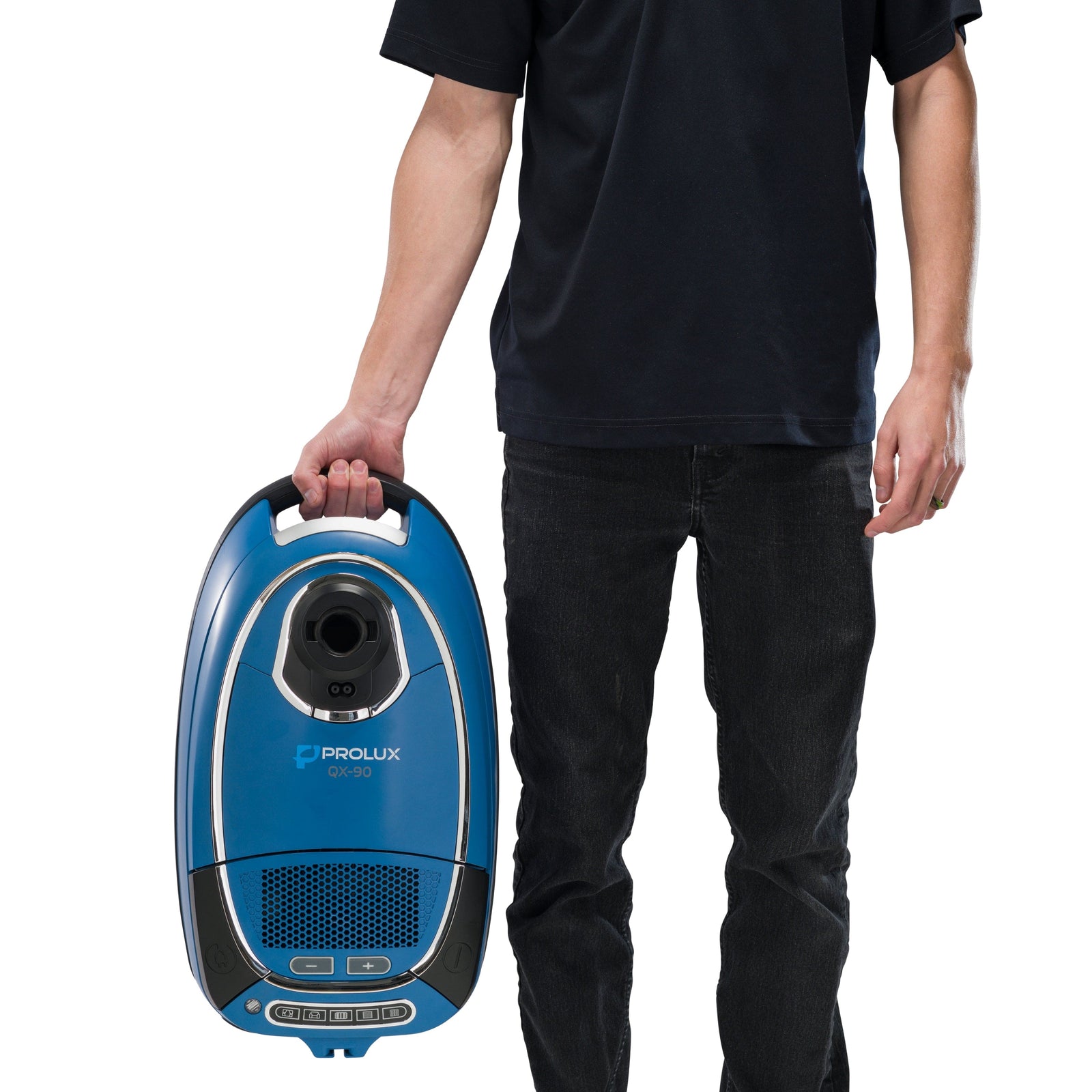 Prolux QX90 Bagged Canister Best Rated HEPA Vacuum with Powerhead for Home