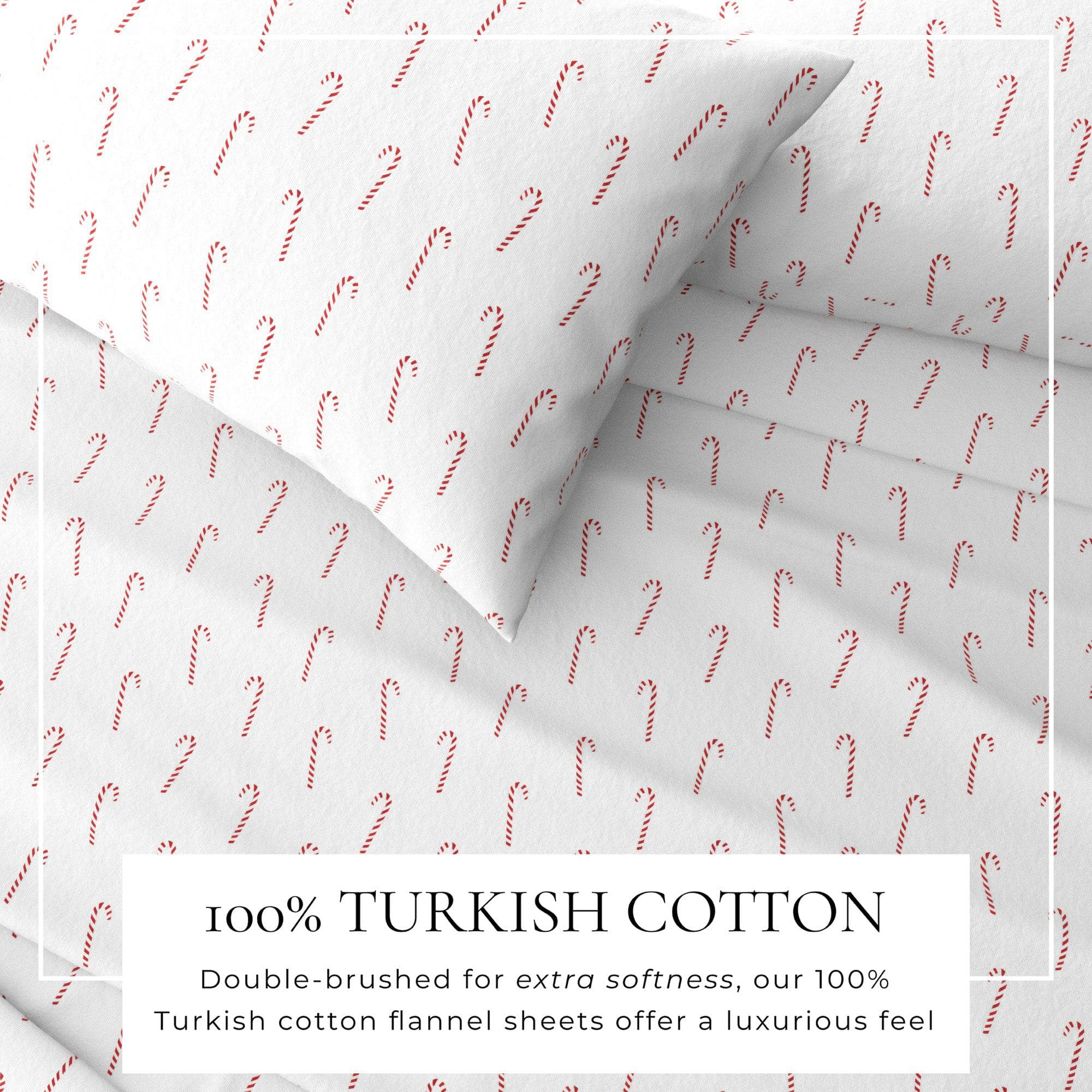 100% Turkish Cotton Flannel Sheet Sets - Boulder Collection