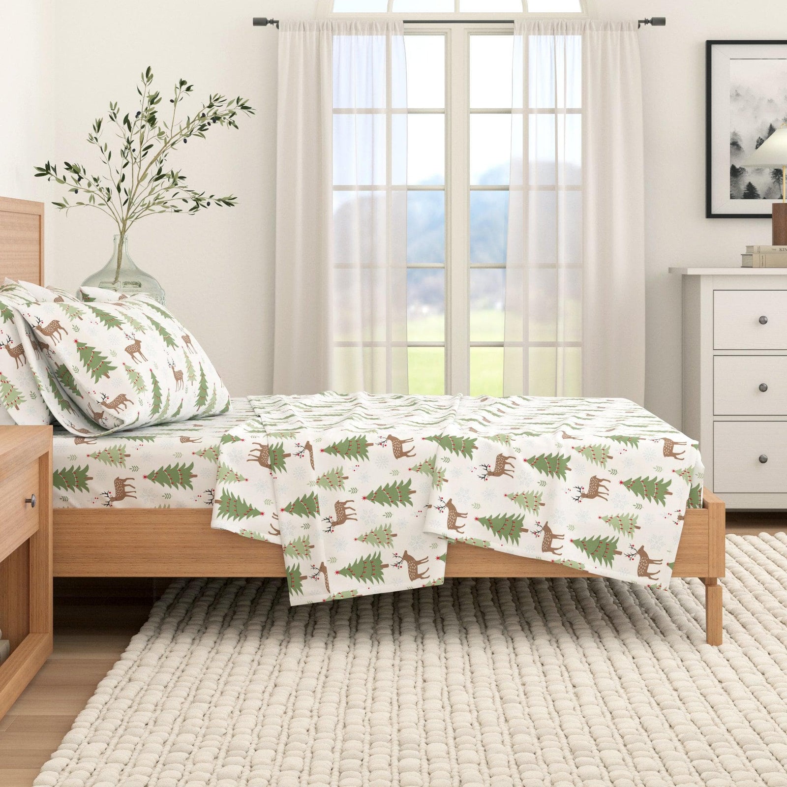 100% Turkish Cotton Flannel Sheet Sets - Boulder Collection