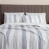 3-Piece Stripe Quilt - Adele Collection