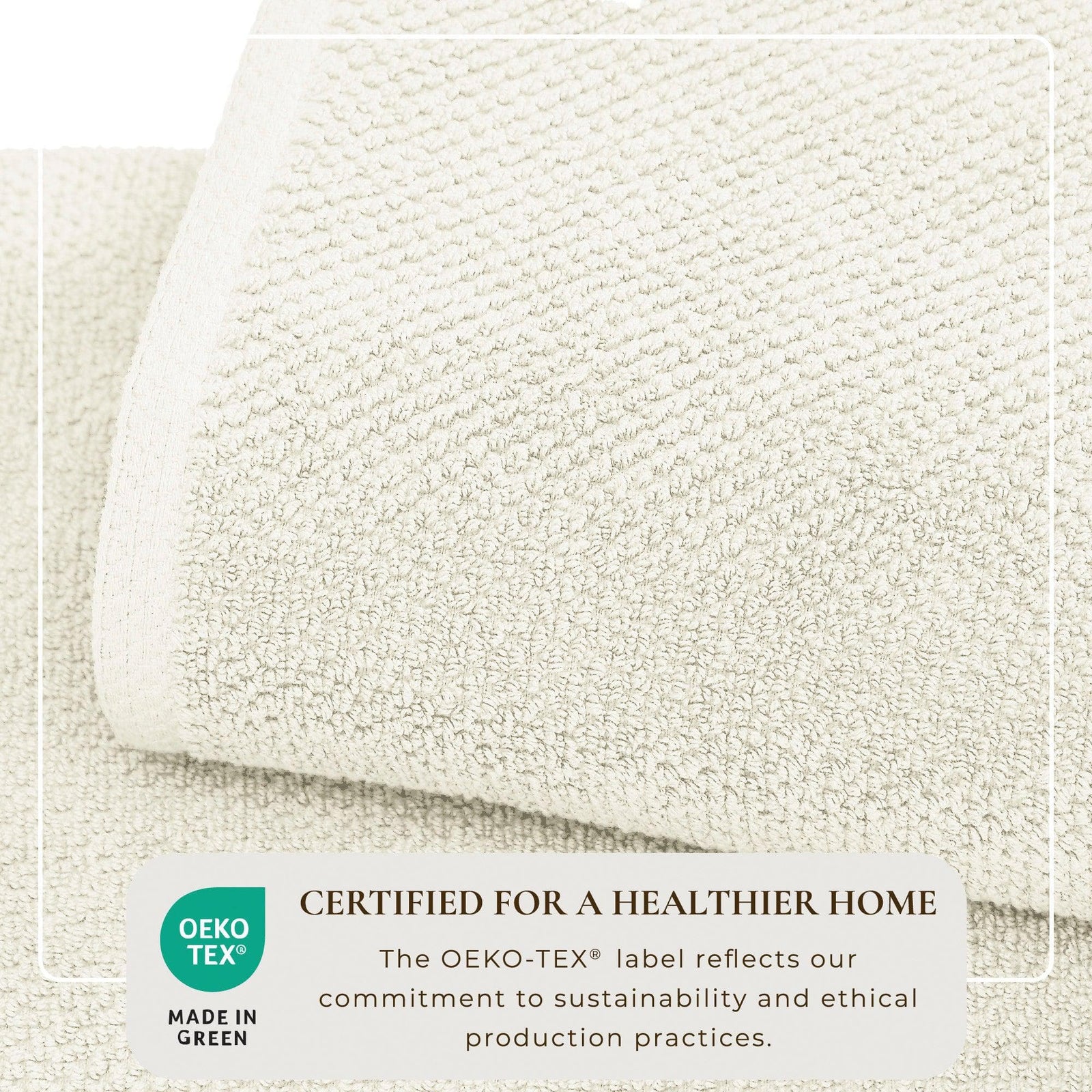 Cotton Textured Bath Towel Set - Acacia Collection