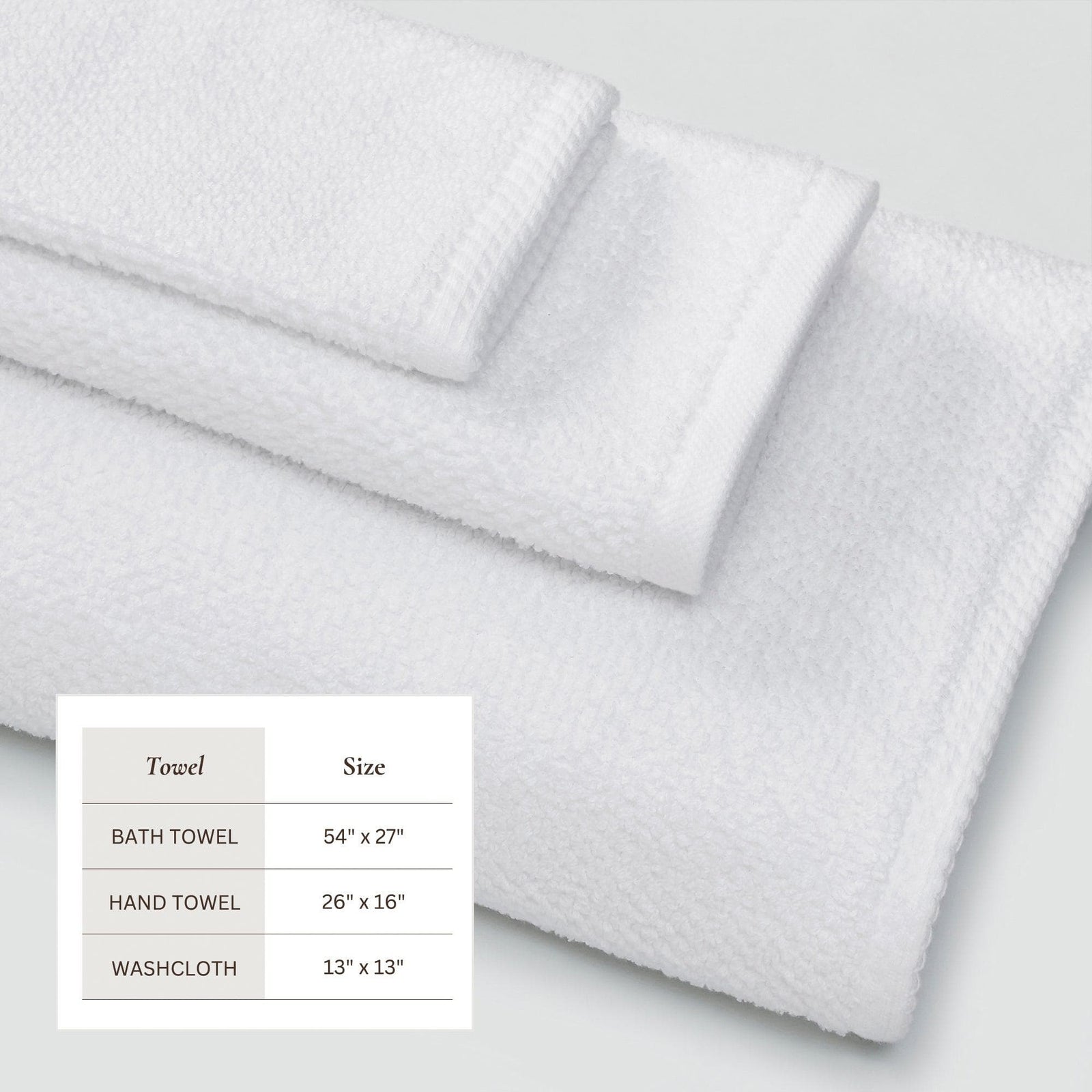 Cotton Textured Bath Towel Set - Acacia Collection