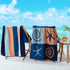 2 Pack 100% Cotton Jacquard Beach Towels - Playa Collection